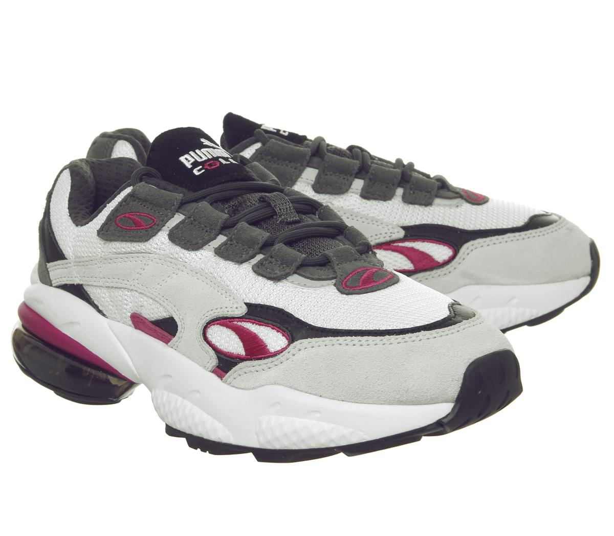 PUMACell Venom TrainersPuma White Fuschia Purple