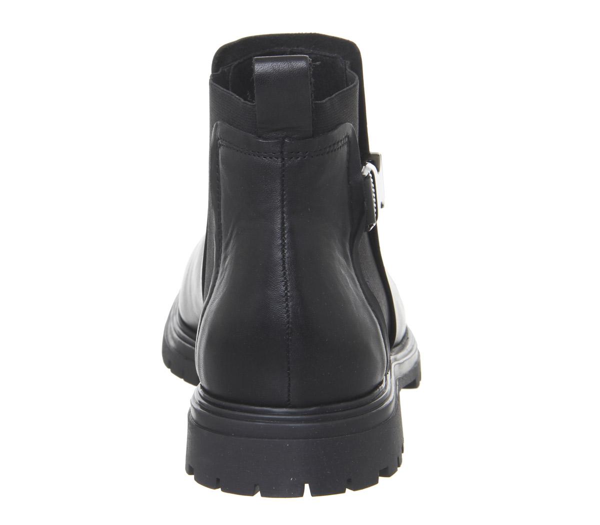 Ask the MissusIdeal Buckle BootBlack Leather