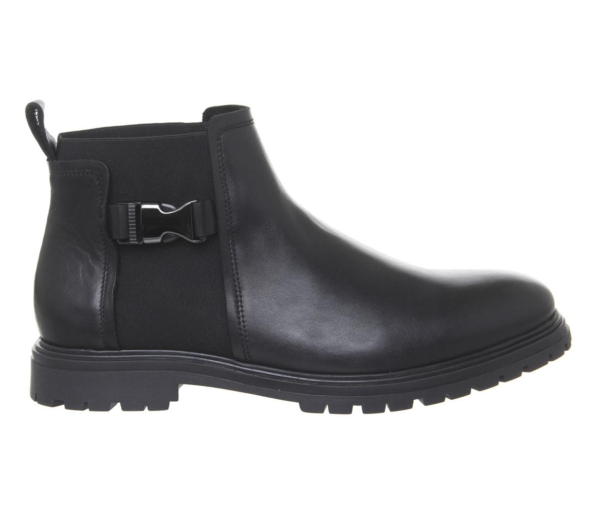 Ask the MissusIdeal Buckle BootBlack Leather
