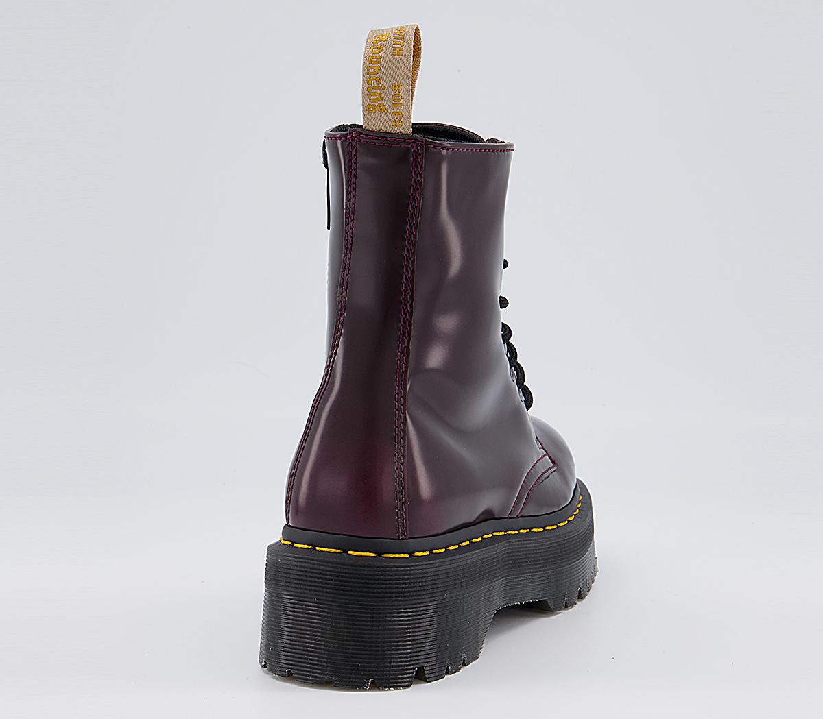 Dr. Martens V Jadon 8 Eye Boots Dr. Martens V Jadon 8 Eye Boots Cherry Red