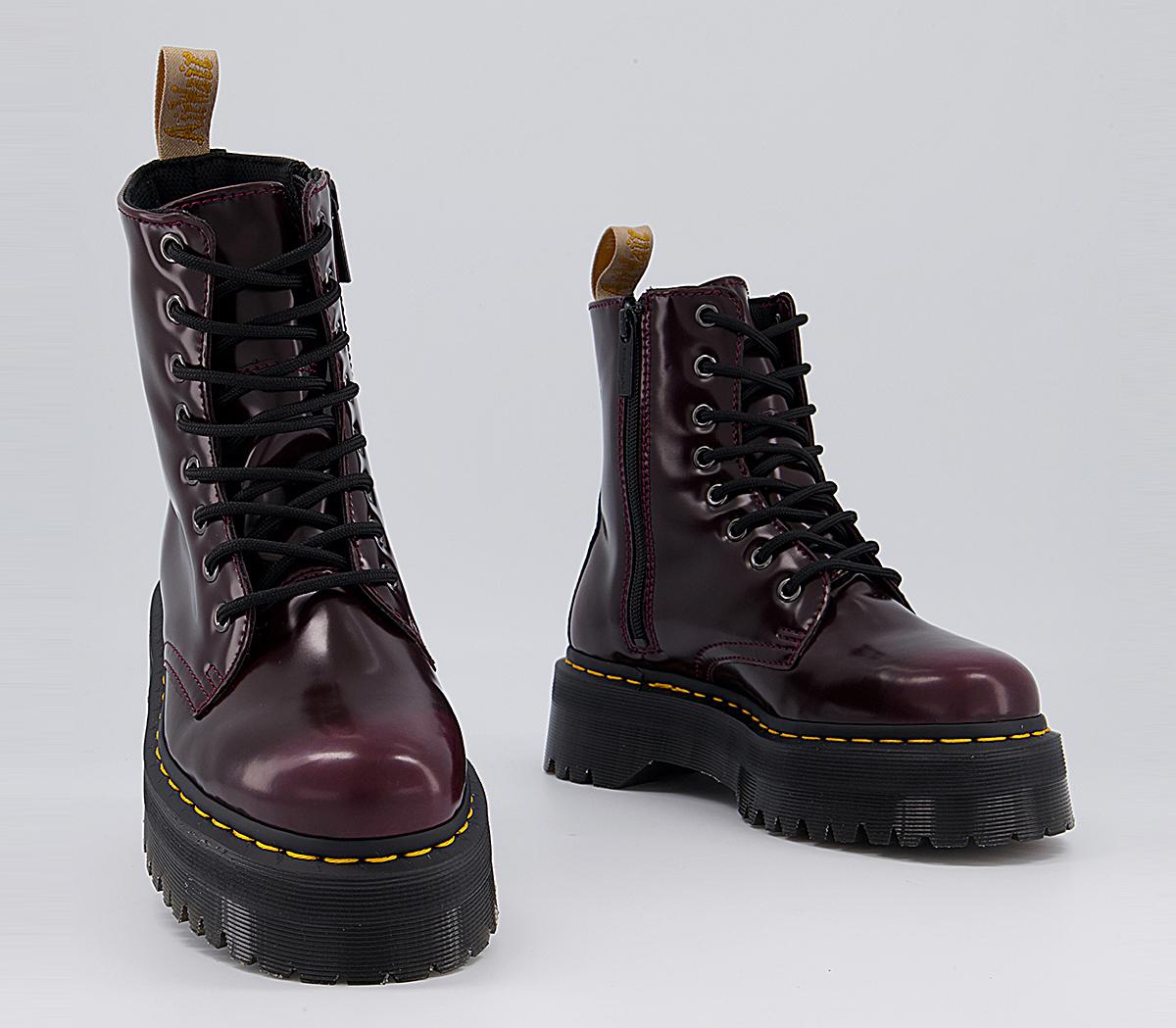 Dr. Martens V Jadon 8 Eye Boots Dr. Martens V Jadon 8 Eye Boots Cherry Red