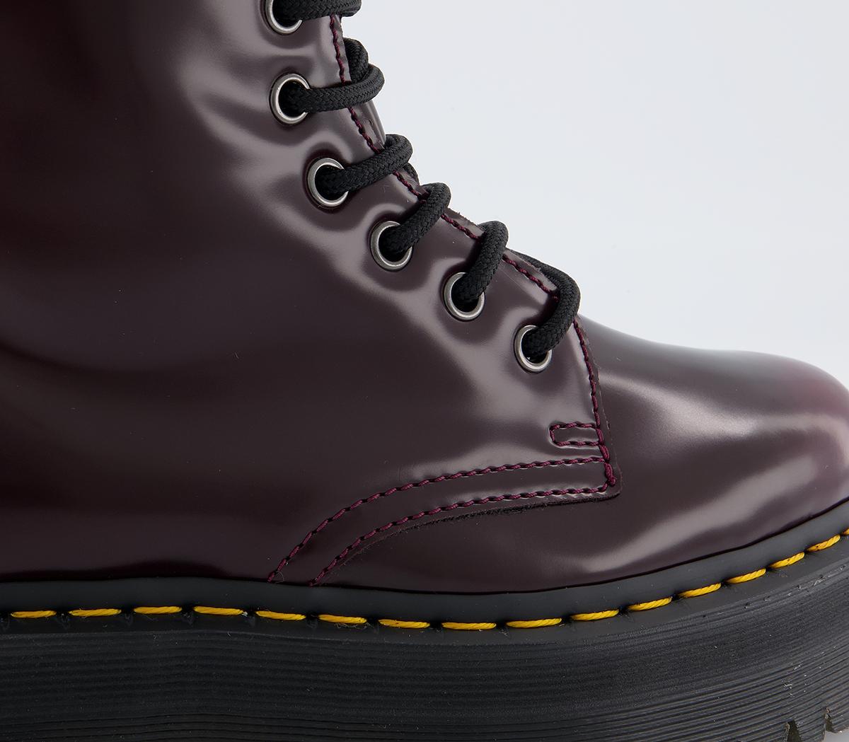 Dr. Martens V Jadon 8 Eye Boots Dr. Martens V Jadon 8 Eye Boots Cherry Red