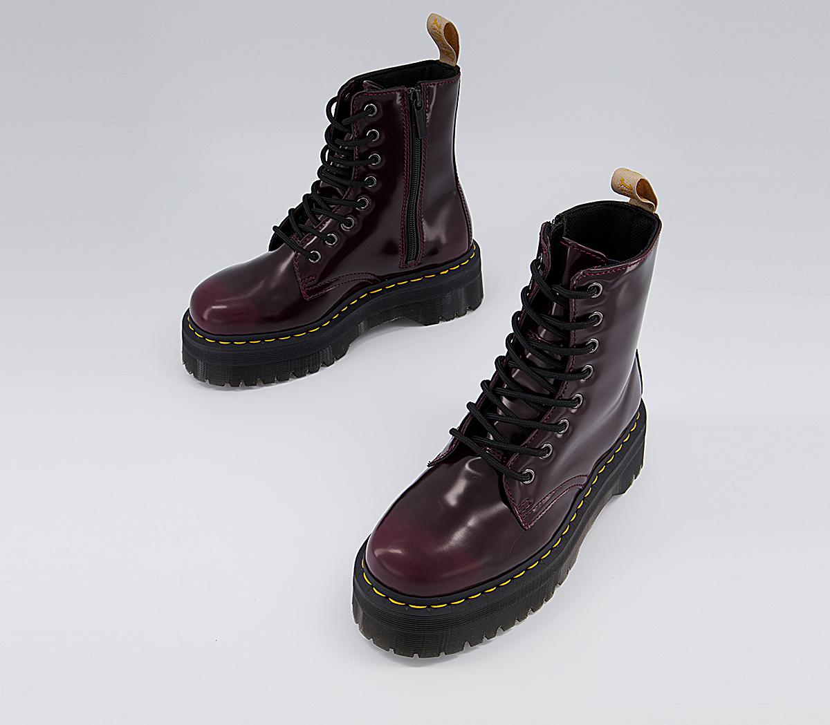 Dr. Martens V Jadon 8 Eye Boots Dr. Martens V Jadon 8 Eye Boots Cherry Red