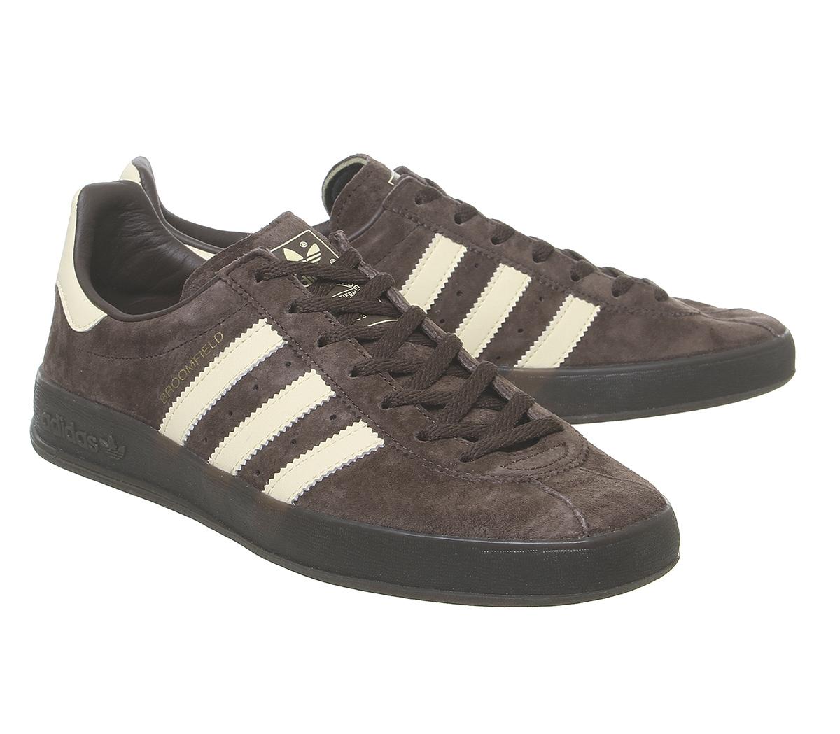 adidas Broomfield Trainers Brown Yellow Gold Metallic - adidas Broomfield