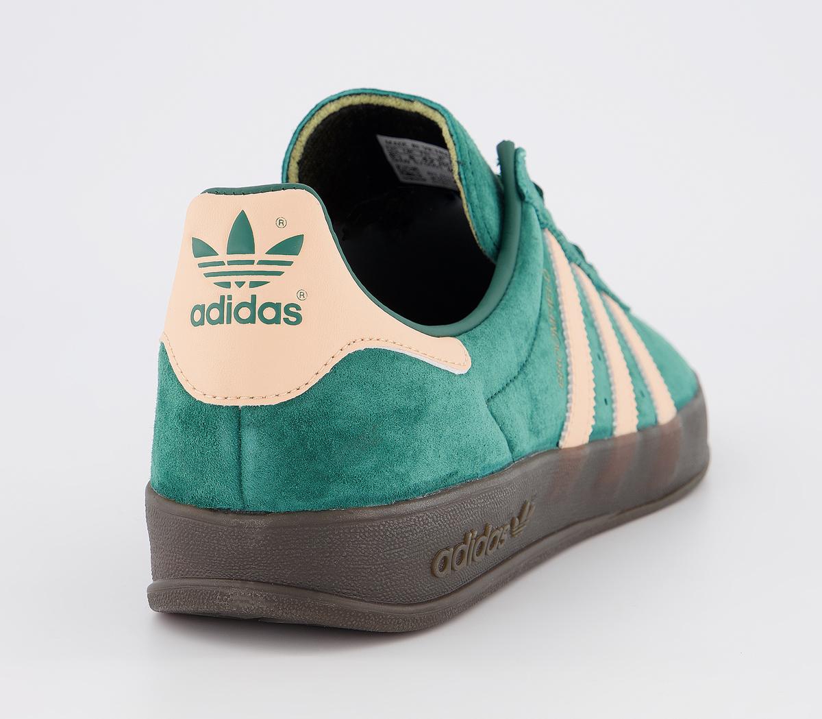 adidas Broomfield Trainers Green Orange White adidas Broomfield - Main Image