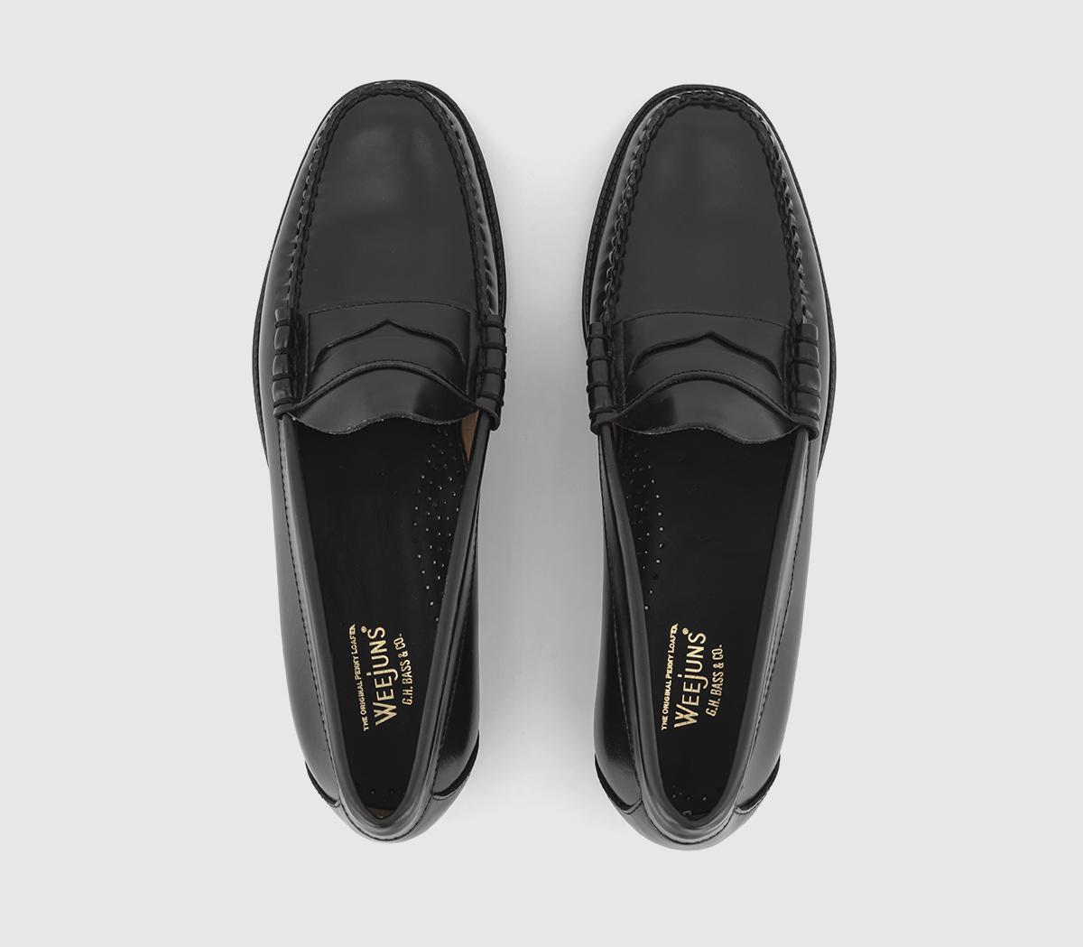 G.H Bass & Co Easy Weejuns Penny Loafers Black - Men’s Smart Shoes