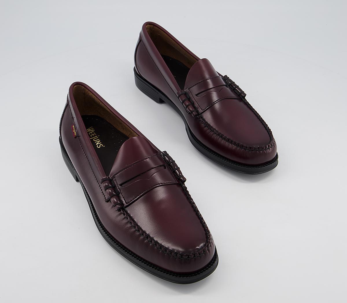 G.H Bass & Co Easy Weejun Penny Loafers Wine - Men’s Smart Shoes