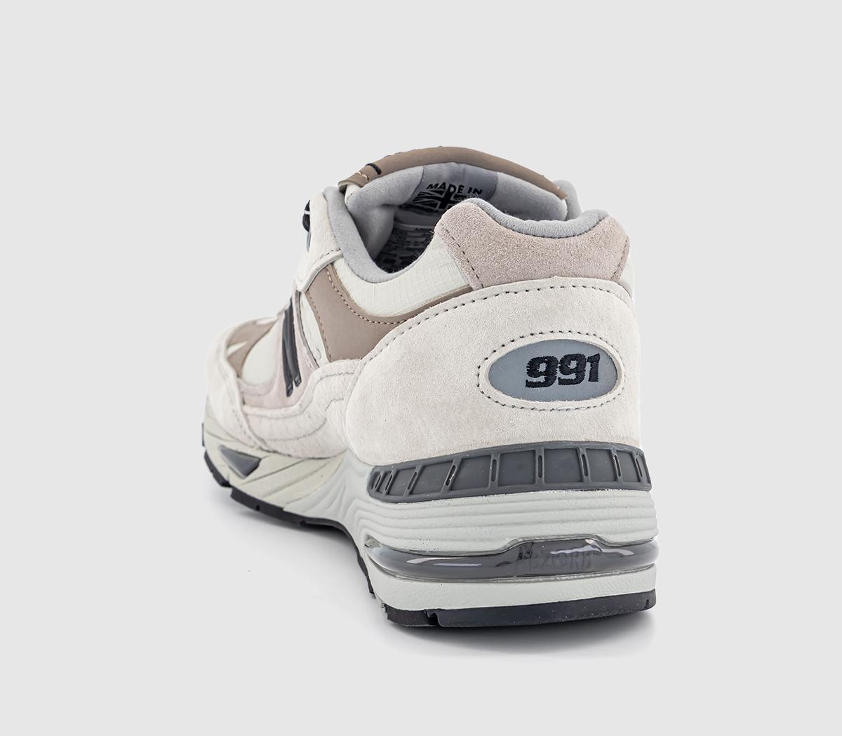 New Balance991 Trainers M White Beige Off White
