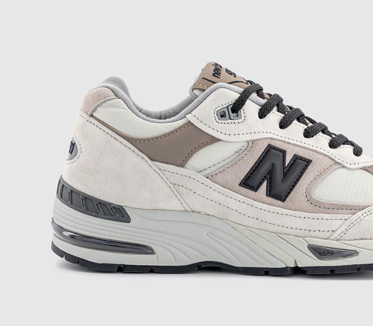 New Balance991 Trainers M White Beige Off White
