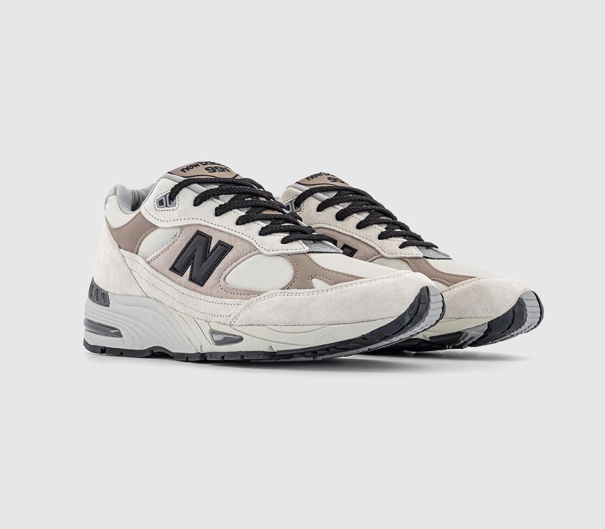 New Balance991 Trainers M White Beige Off White