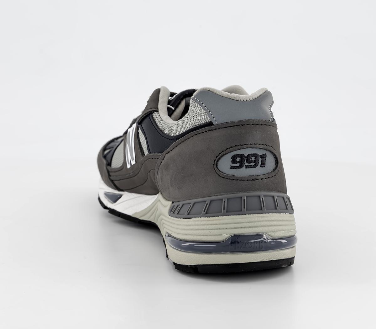 New Balance991 Made in UK TrainersGrey Navy