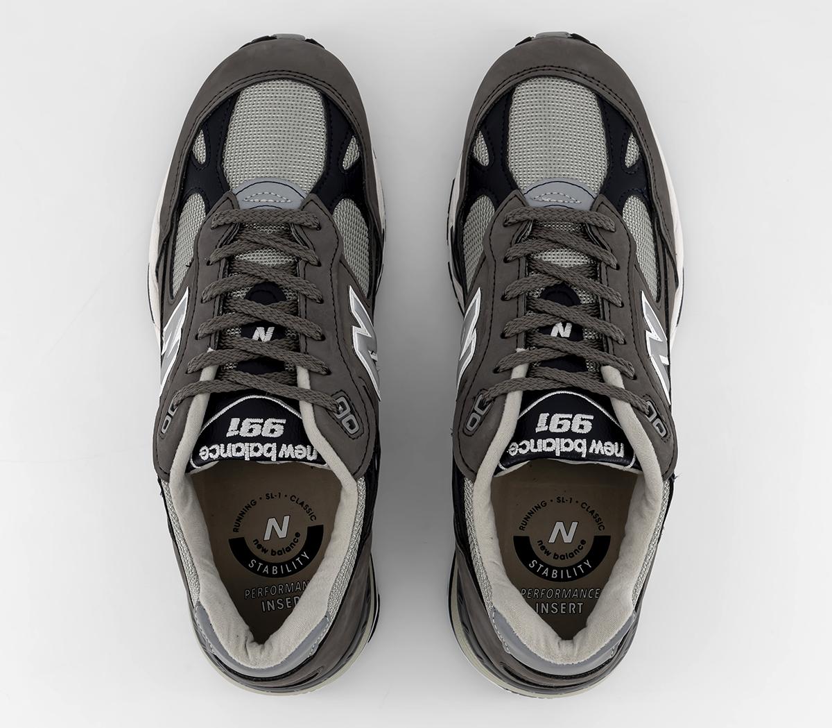New Balance991 Made in UK TrainersGrey Navy