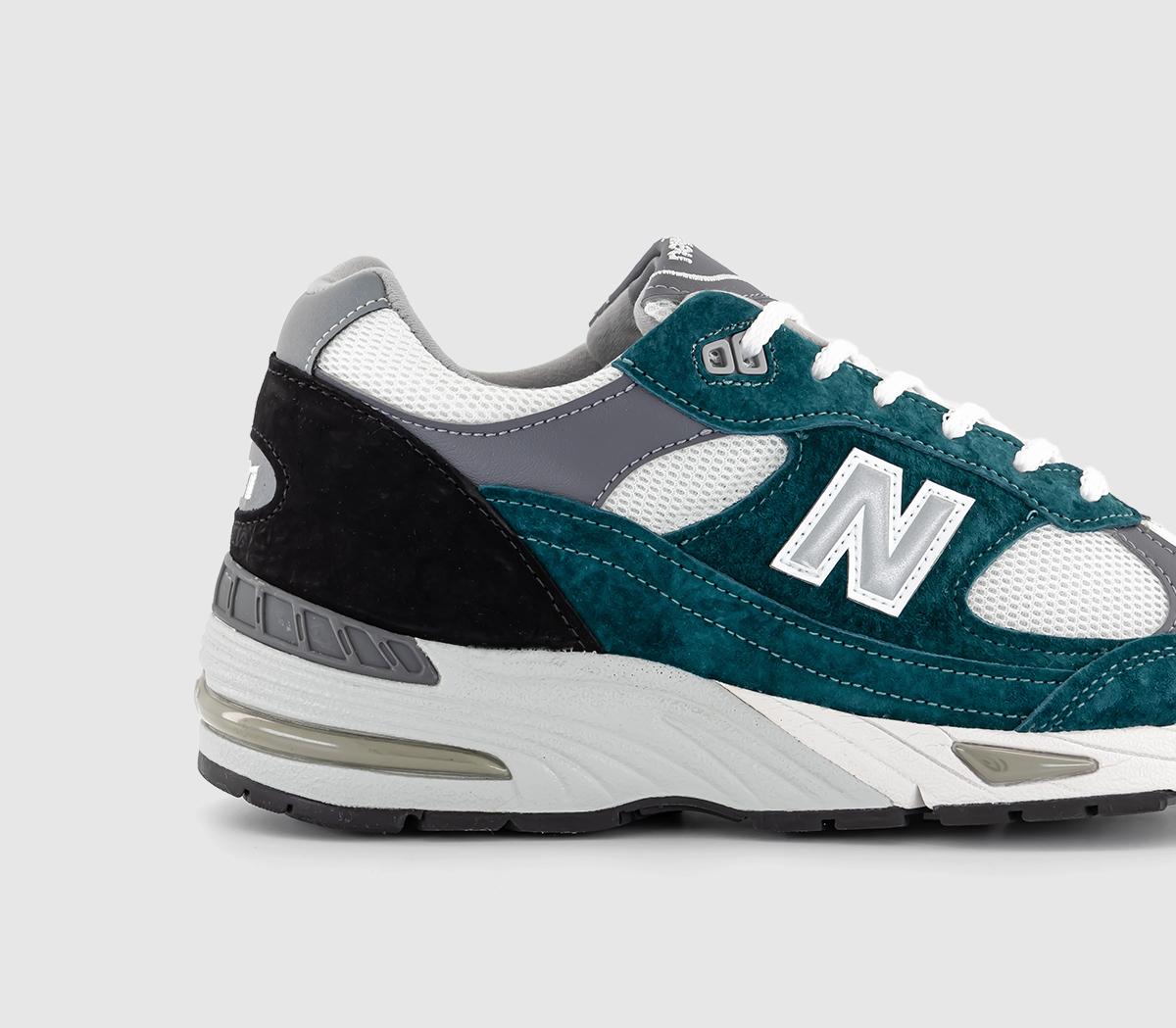 New Balance991 TrainersGrey Green White