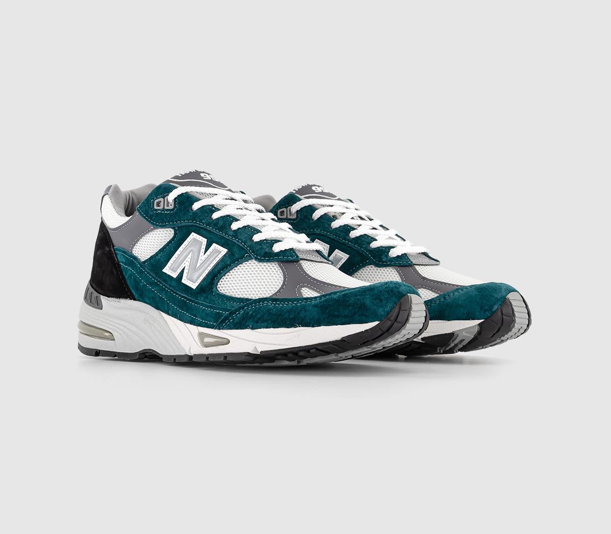 New Balance991 TrainersGrey Green White