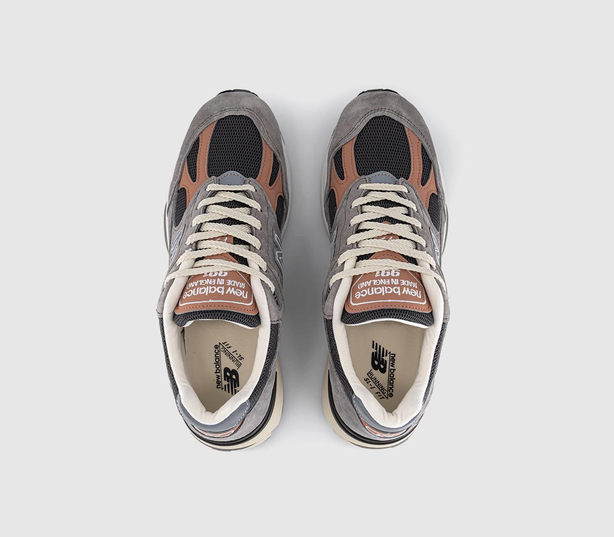 New Balance991 TrainersElephant Skin Cork Dark Gull Grey