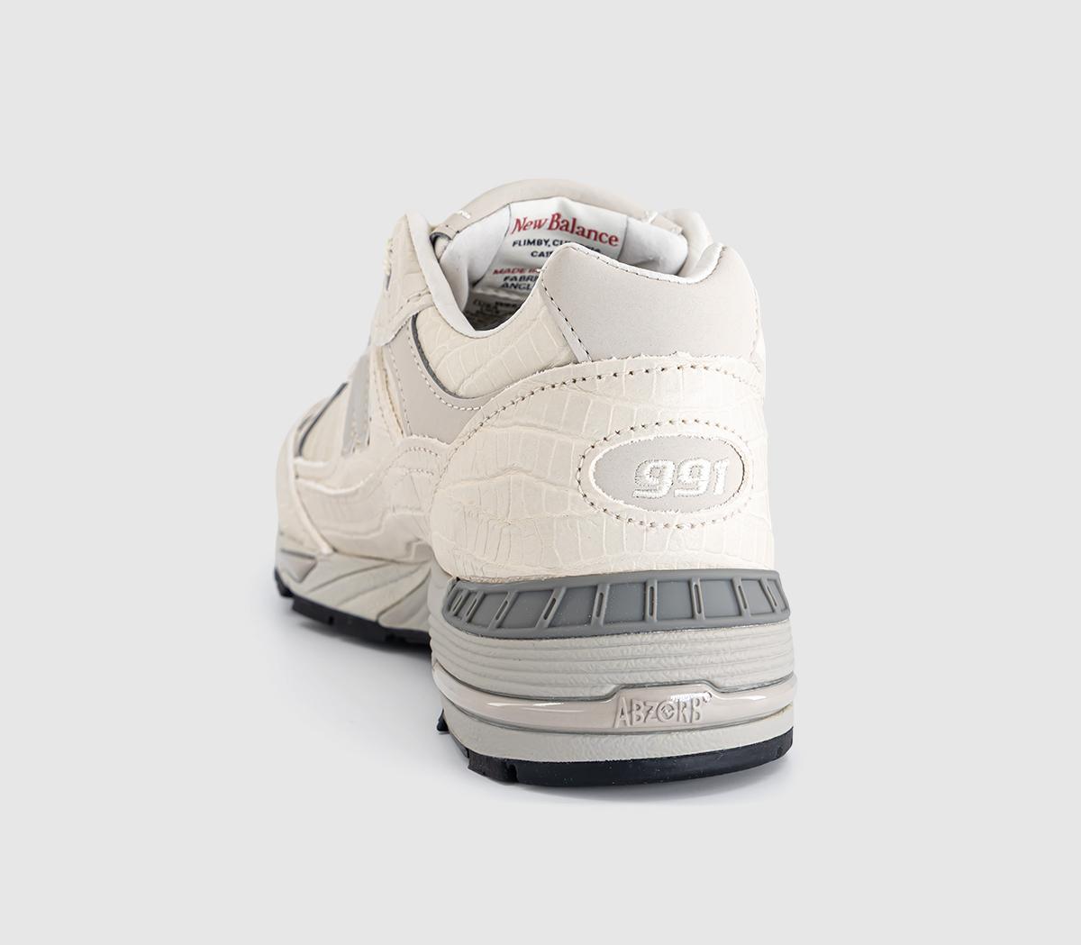 New Balance991 TrainersOyster Gray Pistachio Shell French Oak