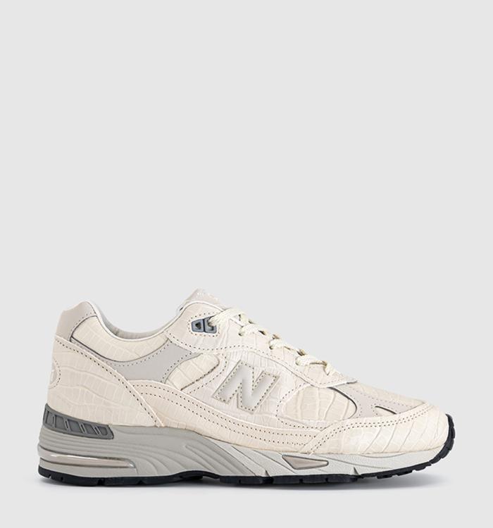 New Balance 991 Trainers Oyster Gray Pistachio Shell French Oak