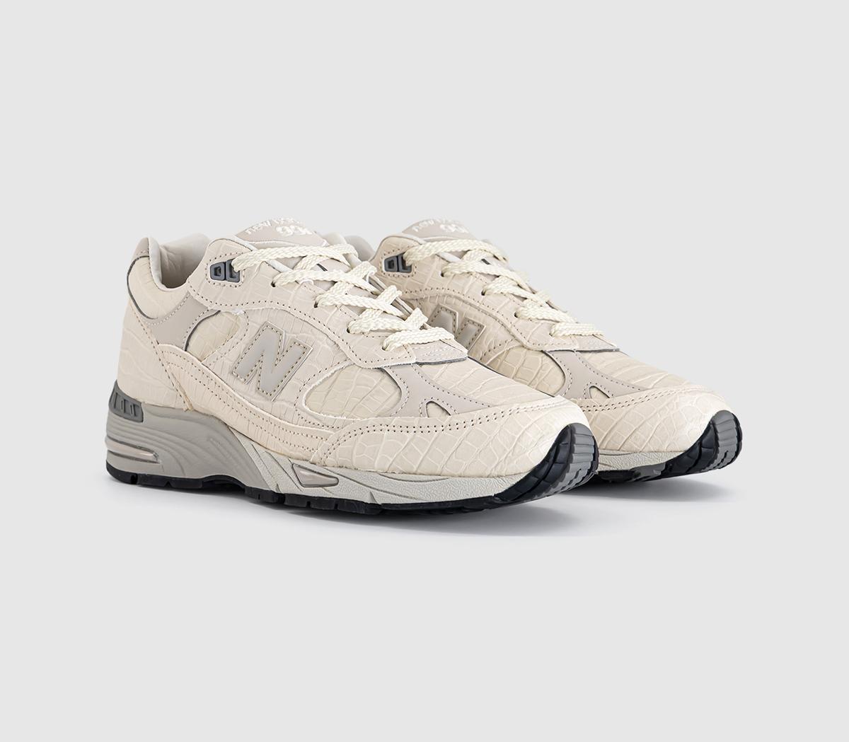 New Balance991 TrainersOyster Gray Pistachio Shell French Oak