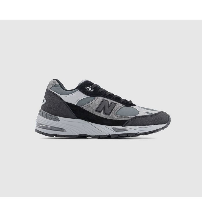 New Balance Mens 991 ’made In Uk’ Trainers Navy Grey Black In Blue, 7