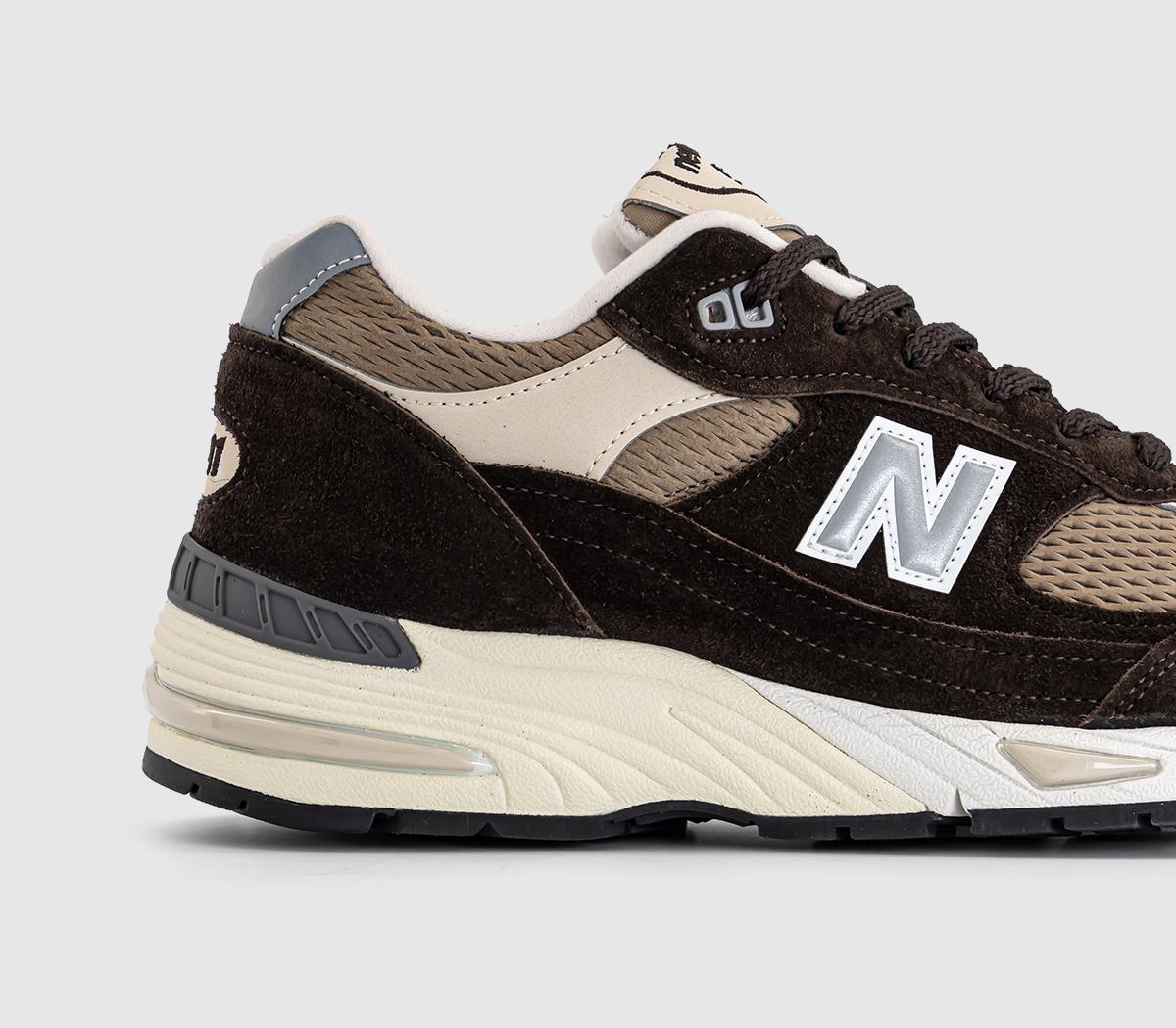 New Balance991 TrainersBrown Beige Grey