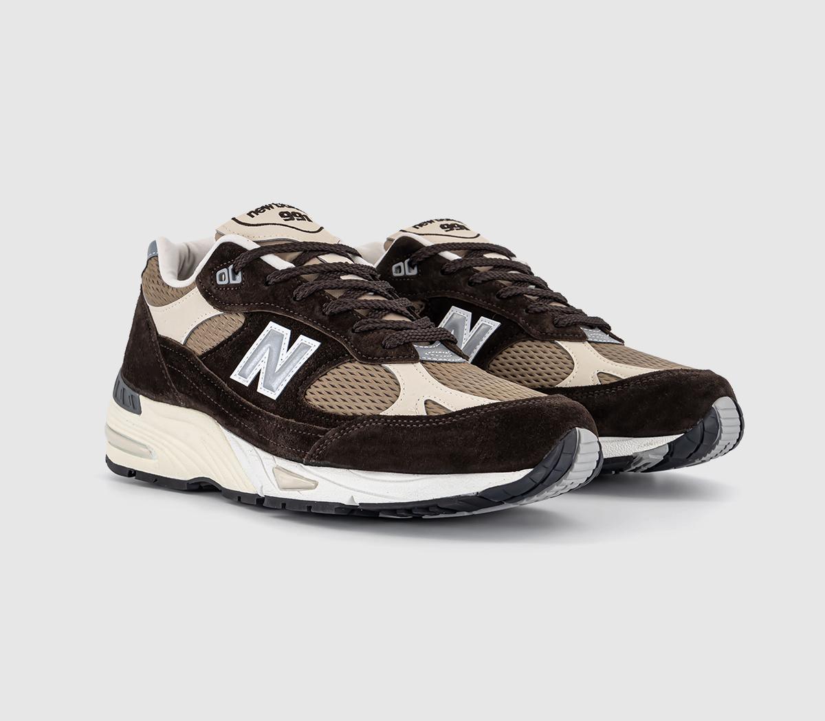 New Balance991 TrainersBrown Beige Grey