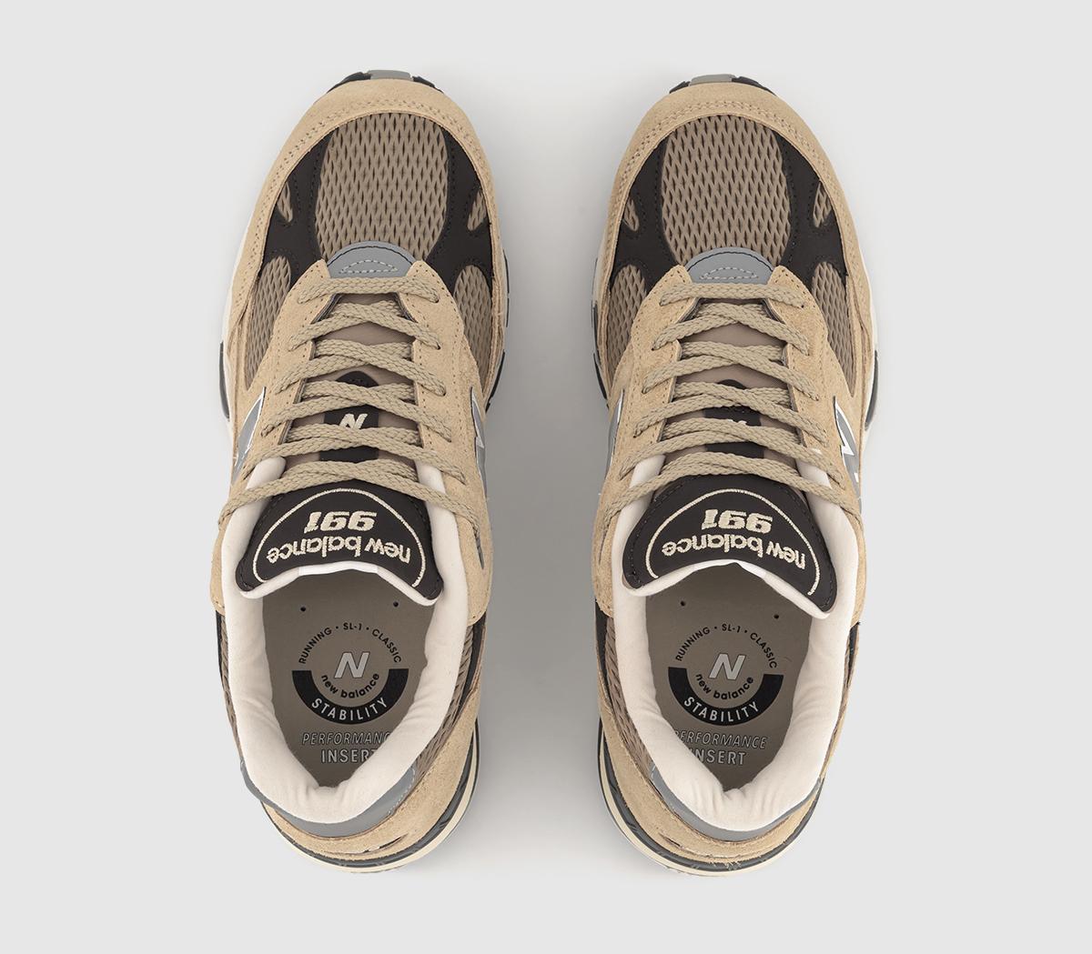 New Balance991 TrainersBeige Brown Grey