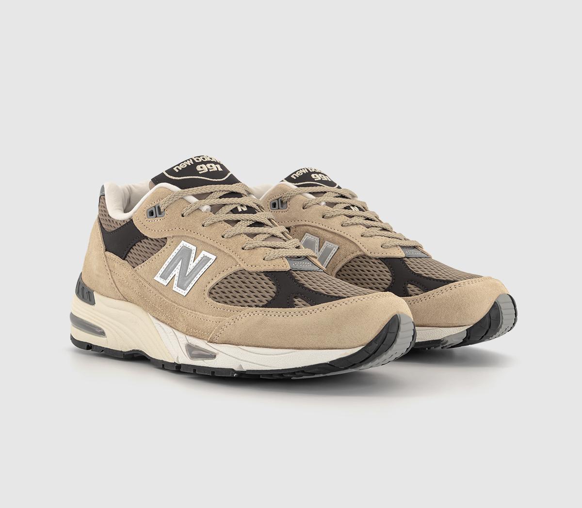 New Balance991 TrainersBeige Brown Grey