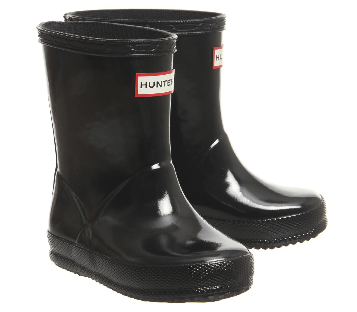 HunterFirst Classic WellyBlack Gloss