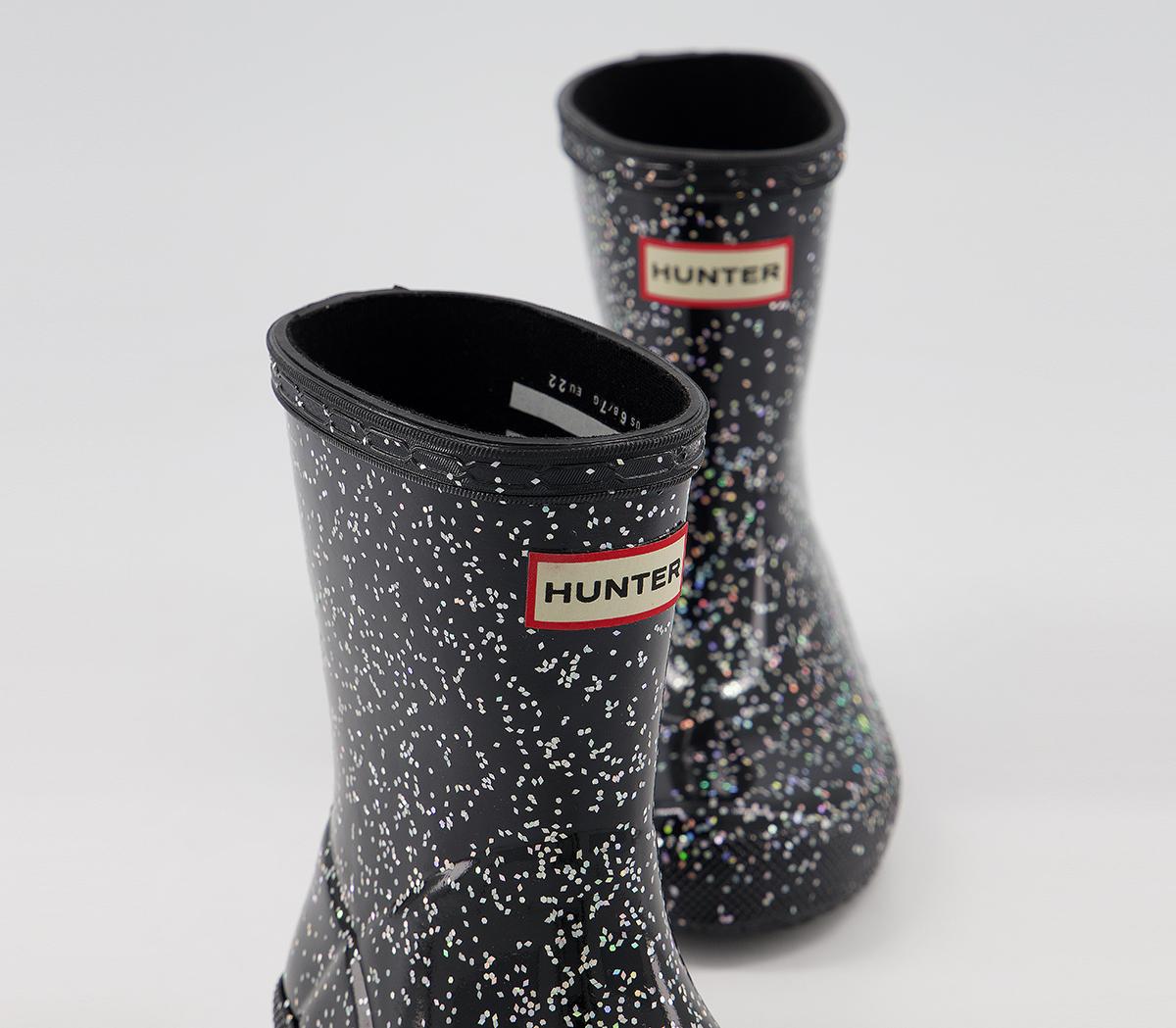 HunterFirst Classic Wellies HunterFirst Classic WelliesBlack Giant Glitter