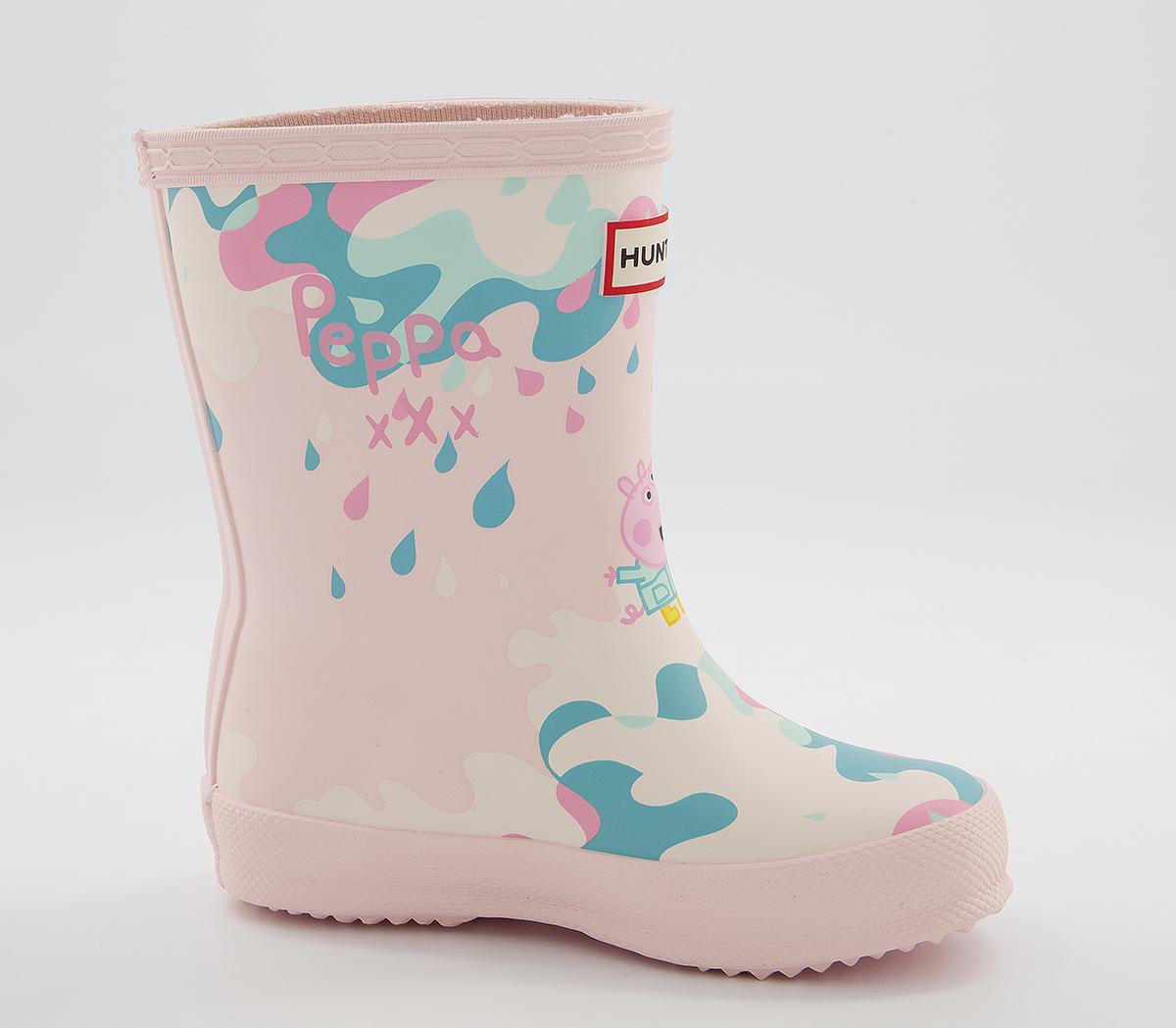 Hunter First Classic Wellies Hunter First Classic Wellies Peppa Pig Rose Metal