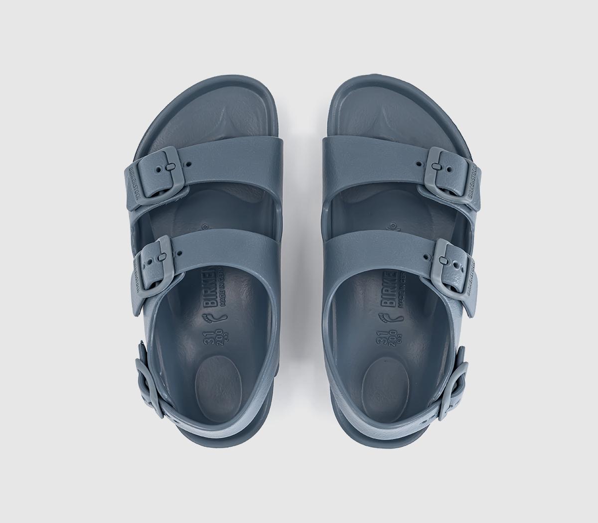 BIRKENSTOCKMilano Eva Kids SandalsBasalt Gray