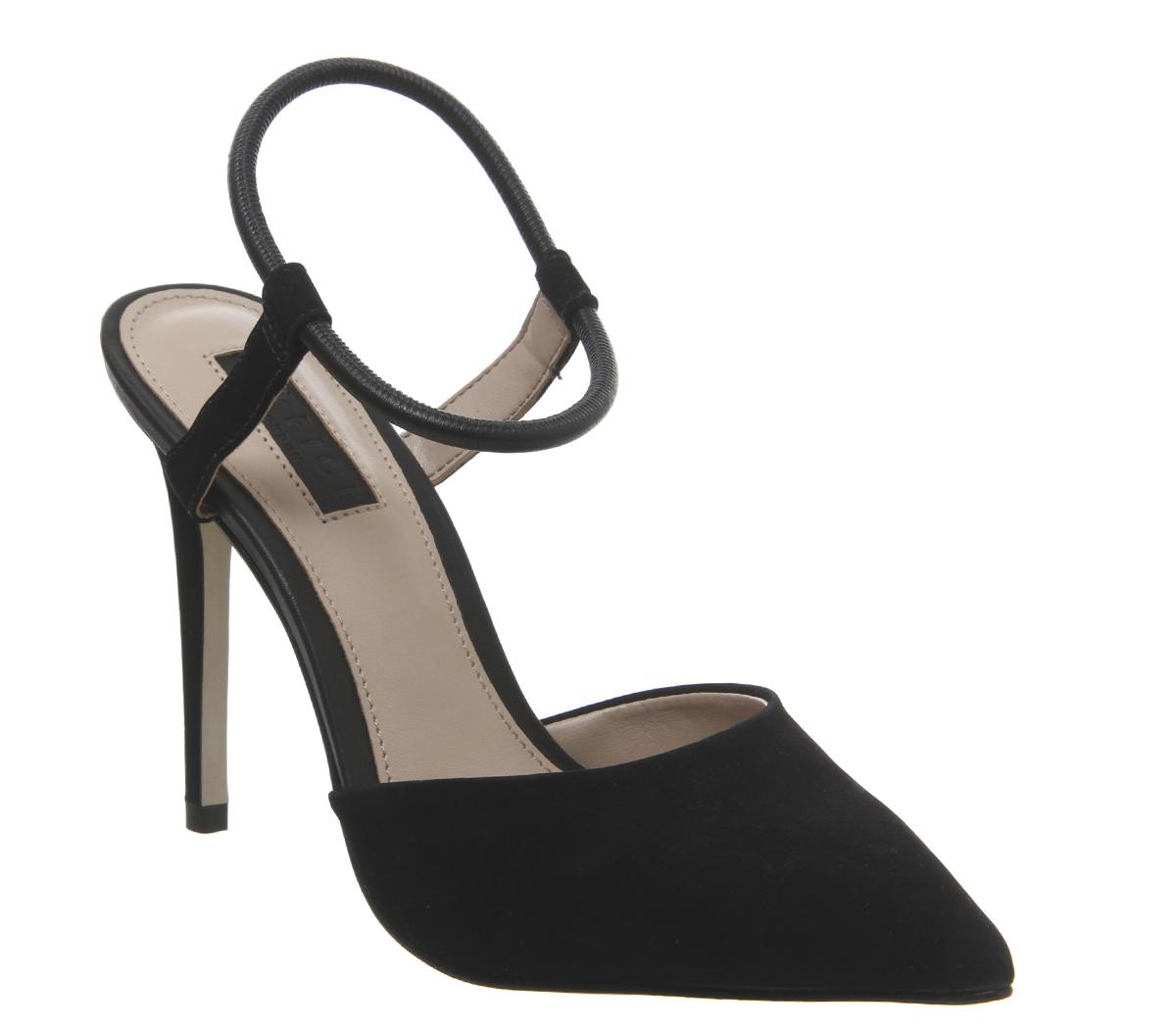 OFFICEHour Pointed CourtBlack Nubuck