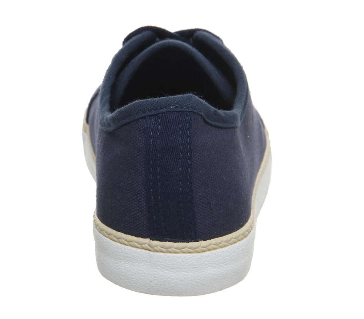OFFICE Fragment Rope Rand Lace Up Trainers OFFICE Fragment Rope Rand Lace Up Trainers Navy Canvas