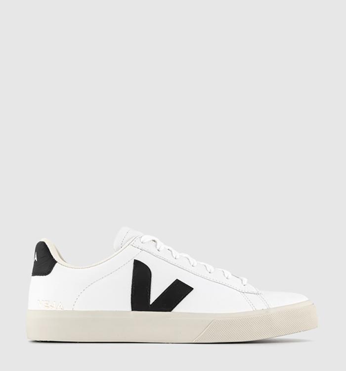 VEJA Campo Trainers White Black Leather