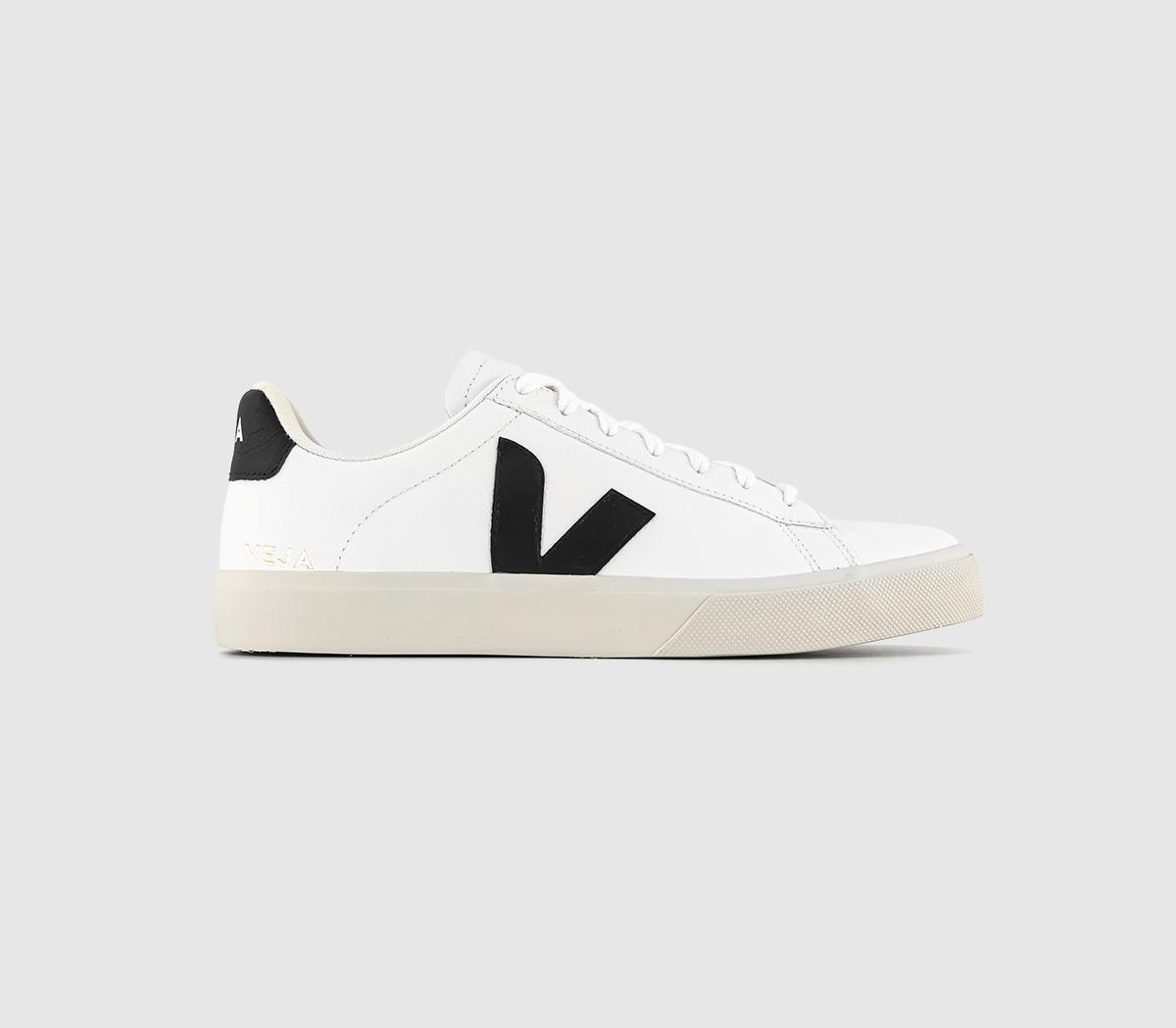 Veja Campo Trainers White Black Leather, 8