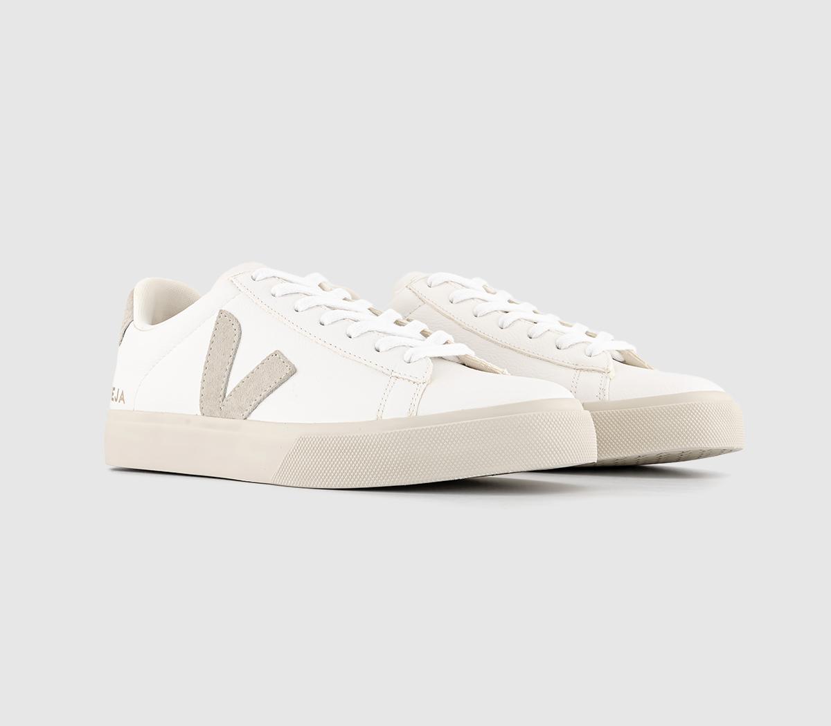 VEJACampo TrainersWhite Natural Leather
