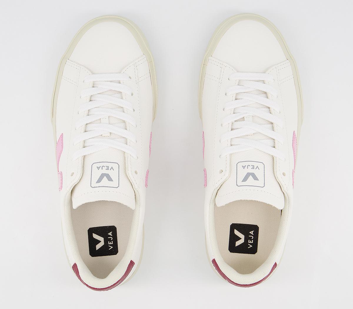 VEJA Campo Trainers VEJA Campo Trainers White Guimauve Marsala F