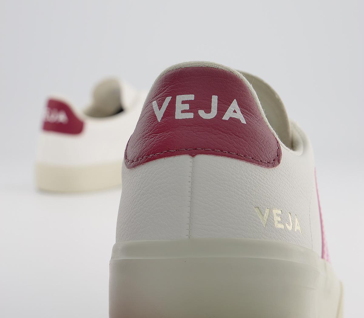 VEJA Campo Trainers VEJA Campo Trainers White Guimauve Marsala F