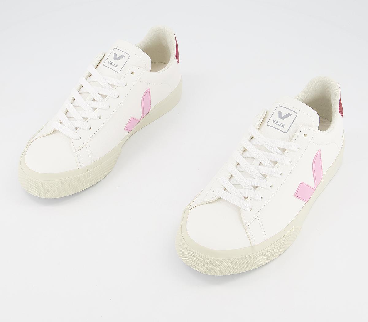 VEJA Campo Trainers VEJA Campo Trainers White Guimauve Marsala F