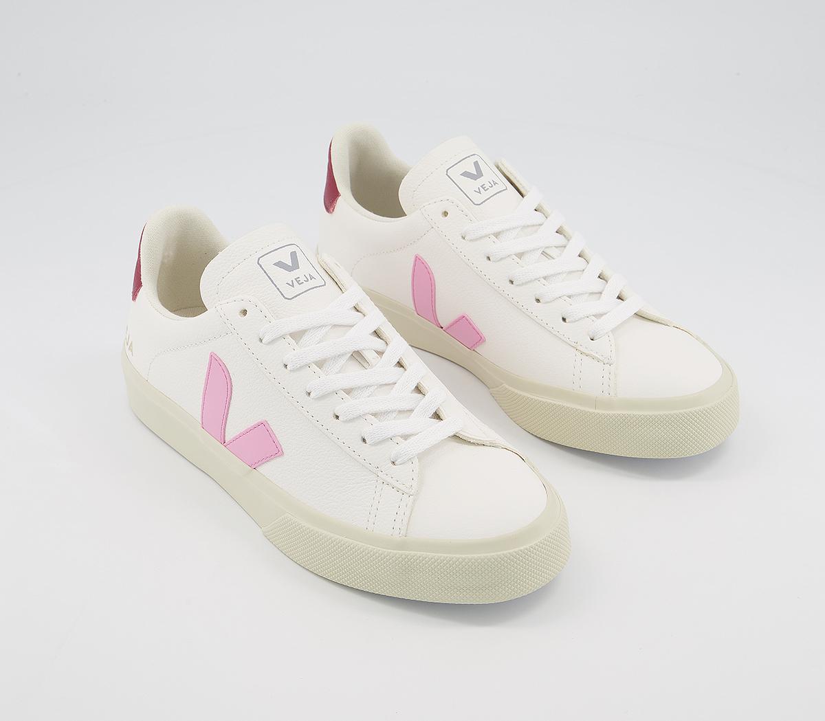 VEJA Campo Trainers VEJA Campo Trainers White Guimauve Marsala F