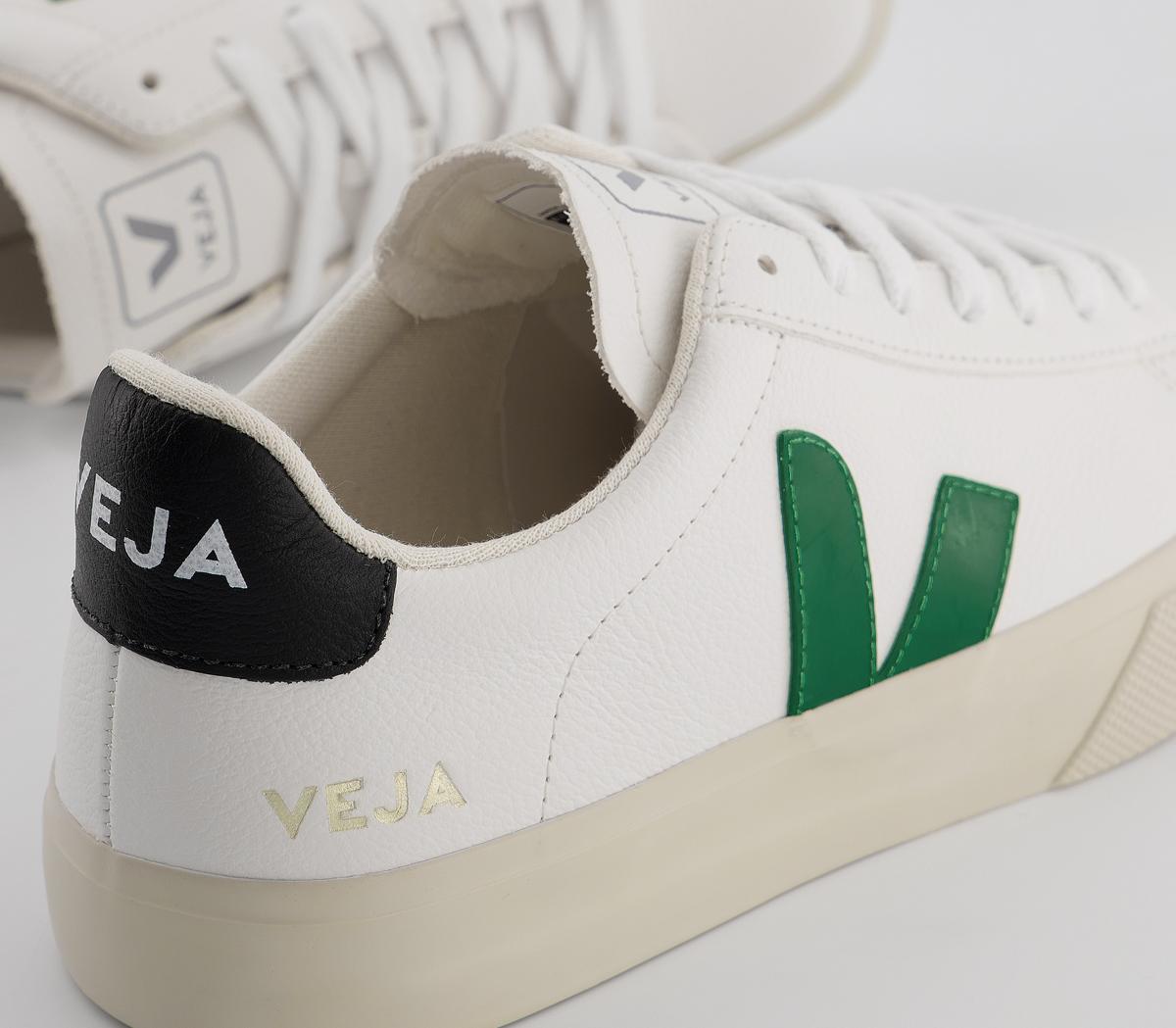 VEJA Campo Trainers VEJA Campo Trainers White Emeraude Black