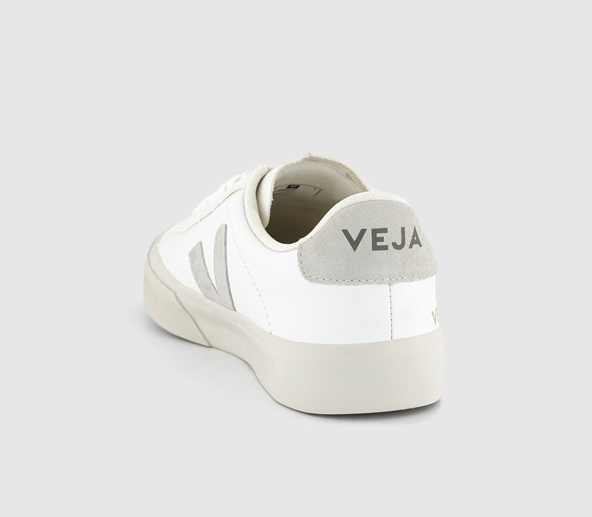 VEJACampo TrainersWhite Natural Leather  F