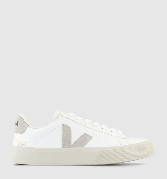 VEJA Campo Trainers White Natural Leather  F