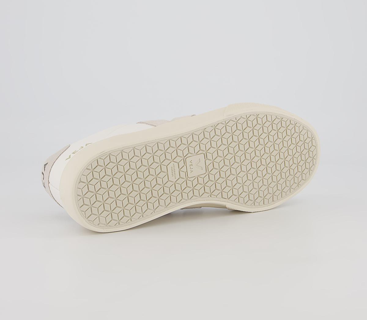 VEJA Campo Trainers White Natural Leather F - Women's Trainers