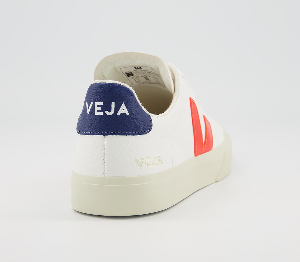 VEJACampo TrainersWhite Orange Fluo Cobalt