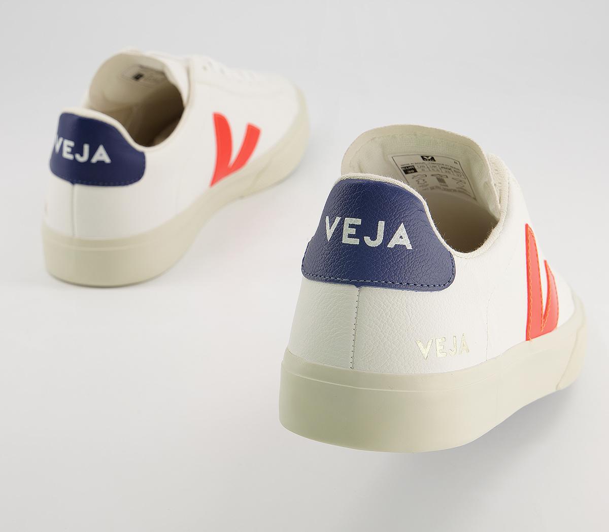 VEJACampo TrainersWhite Orange Fluo Cobalt