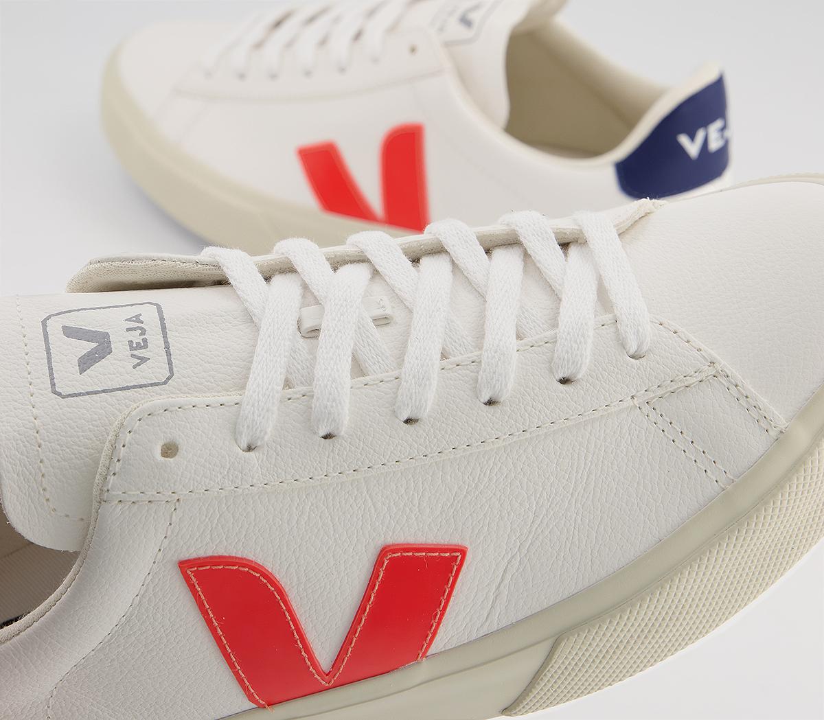 VEJACampo TrainersWhite Orange Fluo Cobalt