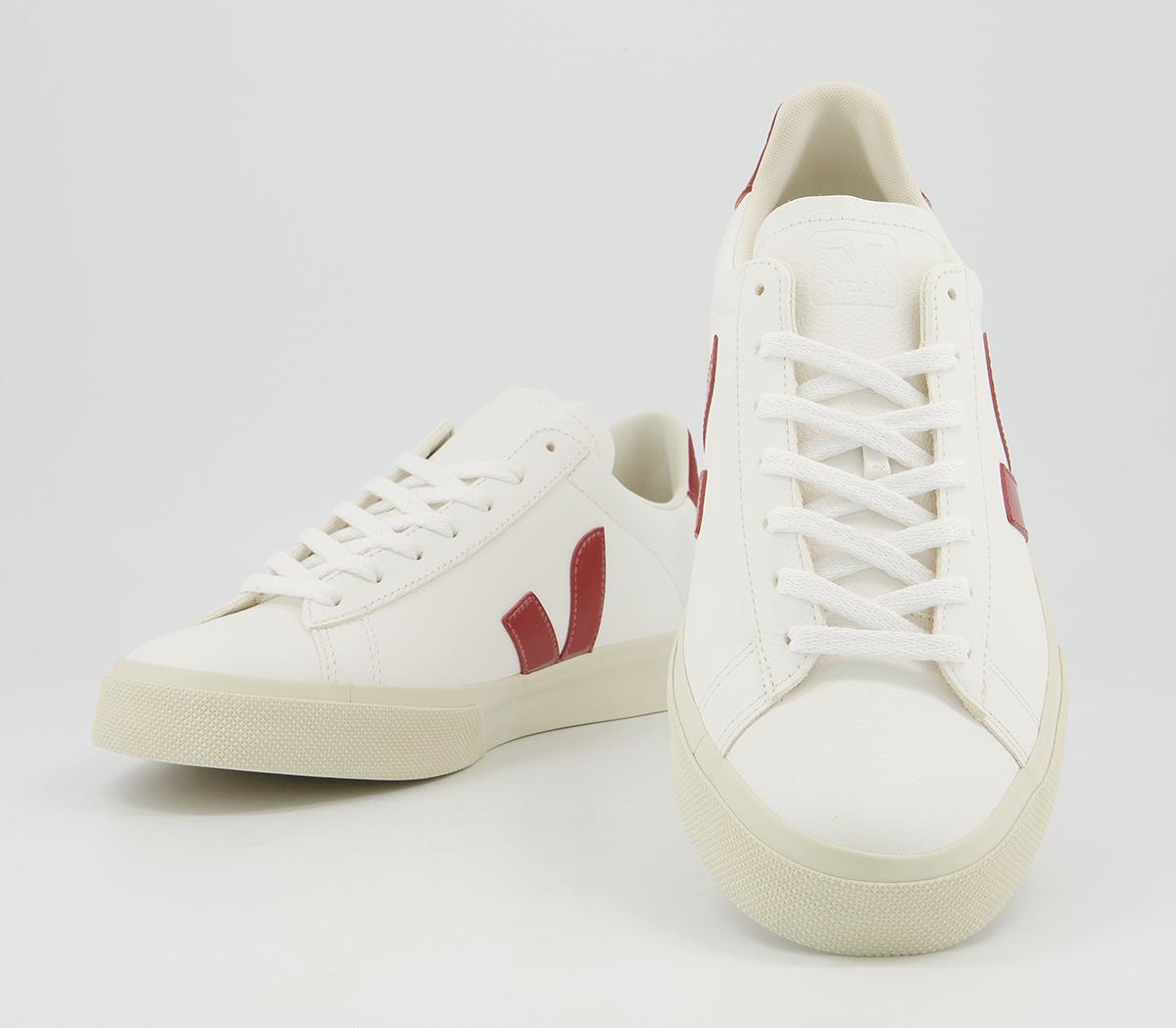 VEJA Campo Trainers VEJA Campo Trainers White Rouille