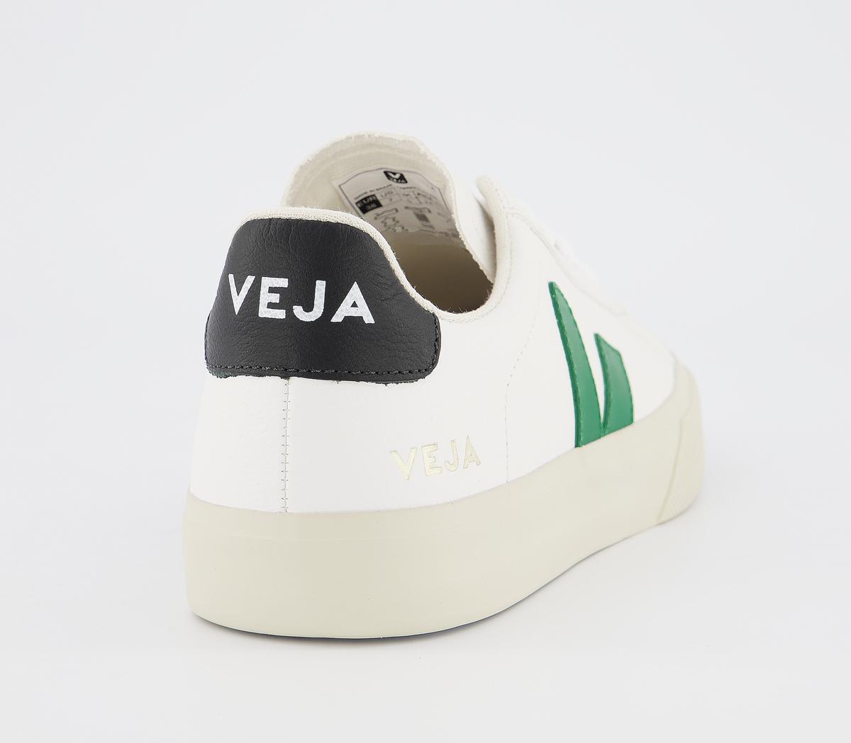 VEJA Campo Trainers VEJA Campo Trainers White Emeraude Black F