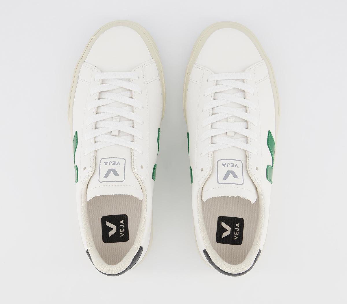 VEJA Campo Trainers VEJA Campo Trainers White Emeraude Black F